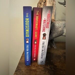 The Housemaid book series - Freida Mcfadden 
Books 1, 2 & 3